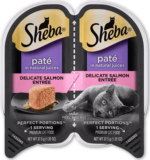 Sheba Premium Paté Delicate Salmon Entrée